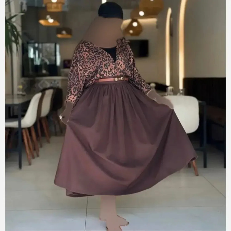شلوار زنانه کراش طرح گل درشت خنک و سبک فری سایز