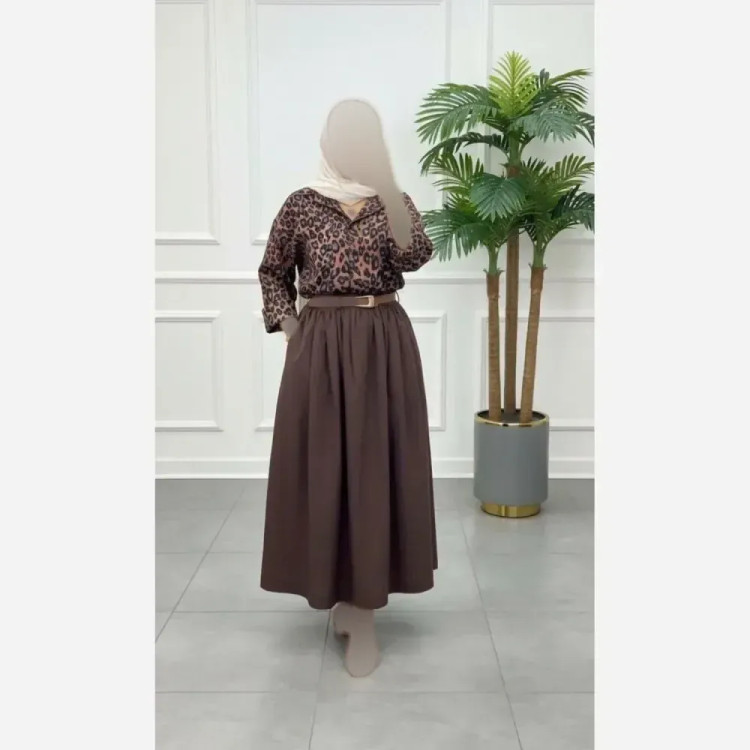 شلوار زنانه کراش طرح گل درشت خنک و سبک فری سایز