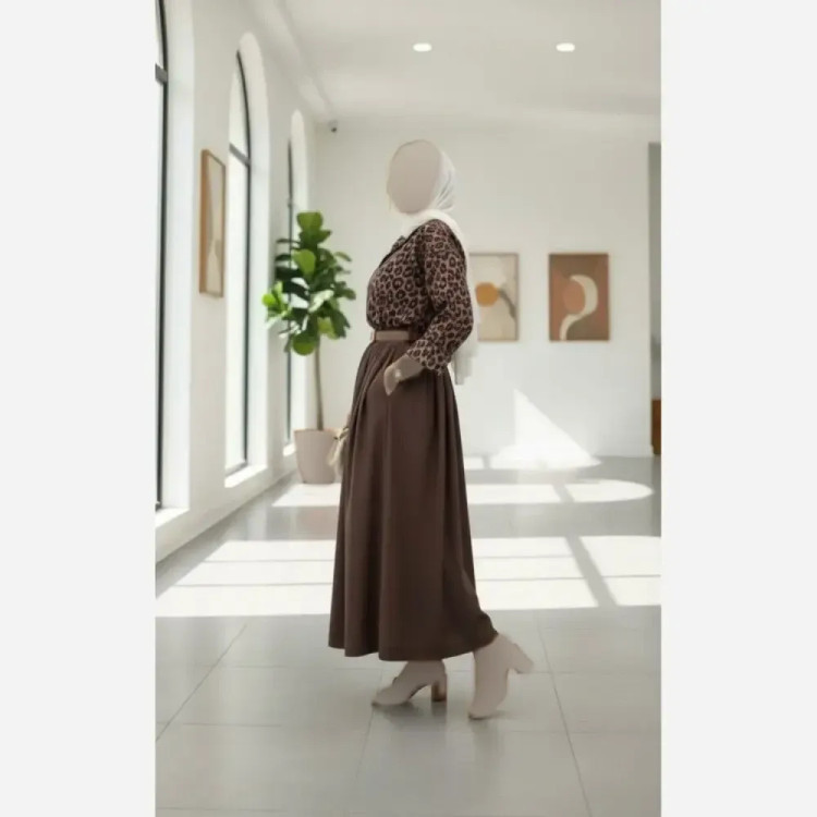 شلوار زنانه کراش طرح گل درشت خنک و سبک فری سایز