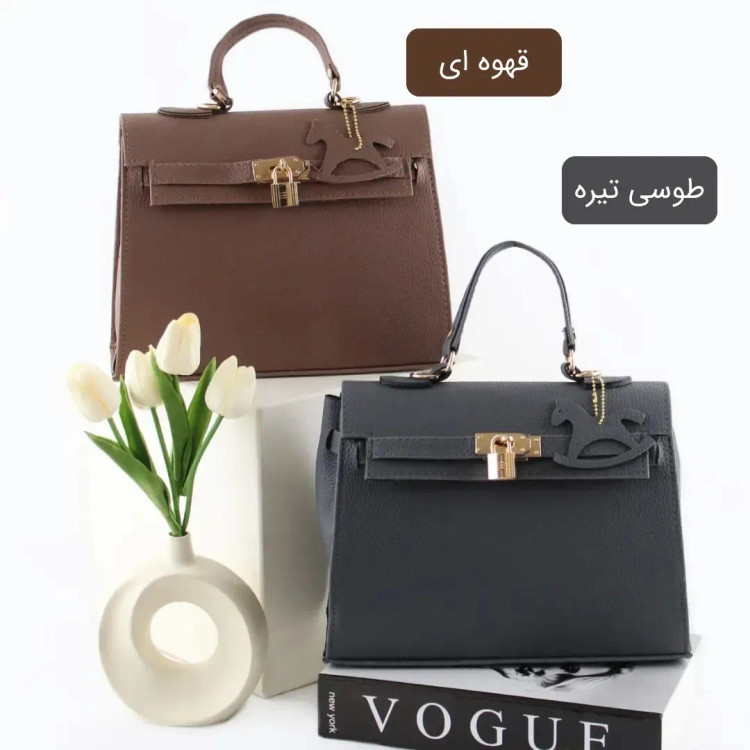 کیف پاسپورتی چرم مصنوعی زنانه روزمره با بند بلند