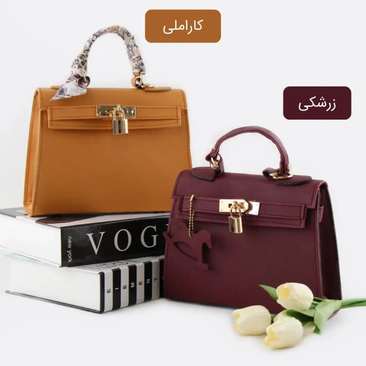 کیف پاسپورتی چرم مصنوعی زنانه روزمره با بند بلند