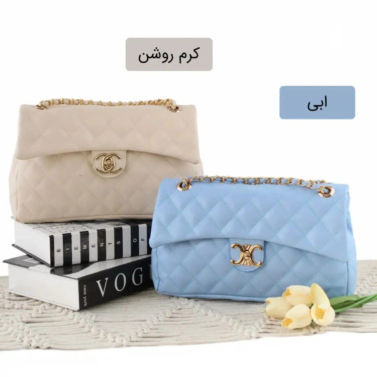 کیف پاسپورتی چرم مصنوعی زنانه روزمره بند بلند قهوه ای