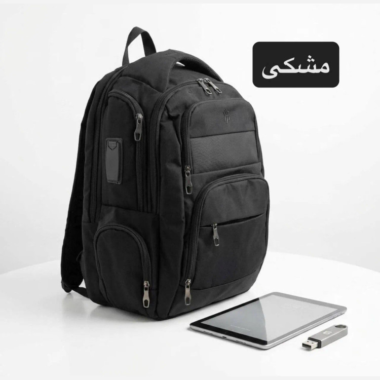 کوله پشتی کتانی اسپرت مدرسه و دانشگاه ابعاد 50 در 30 سانتیمتر