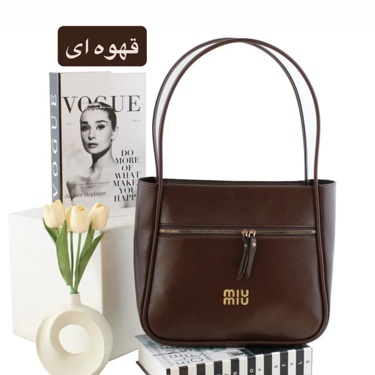 کیف زنانه چرم مصنوعی روزمره اسپرت بزرگ