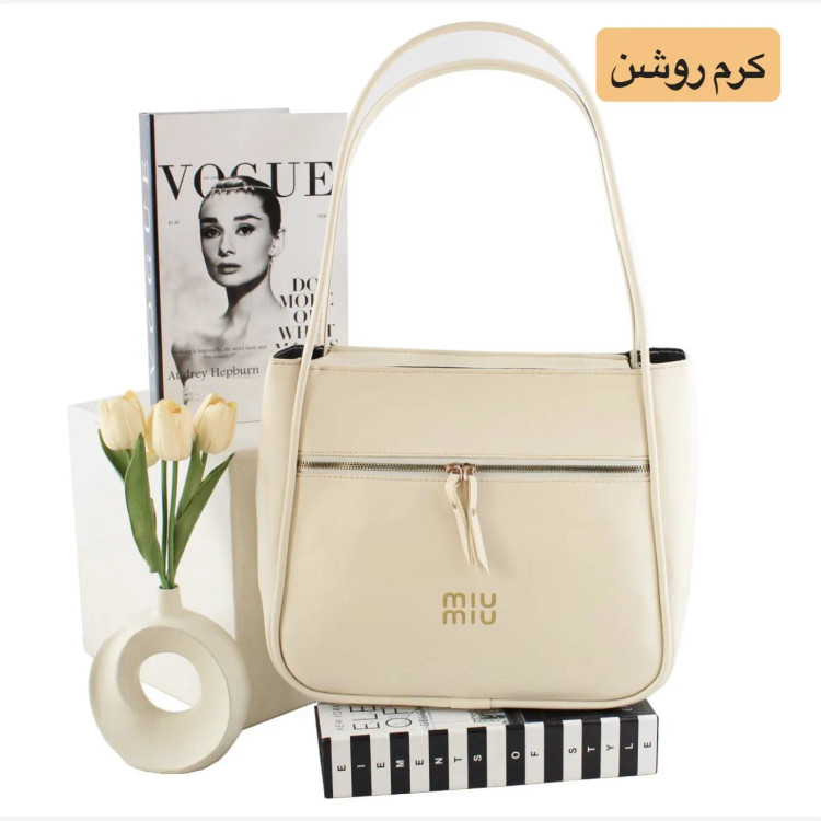 کیف زنانه چرم مصنوعی روزمره اسپرت بزرگ
