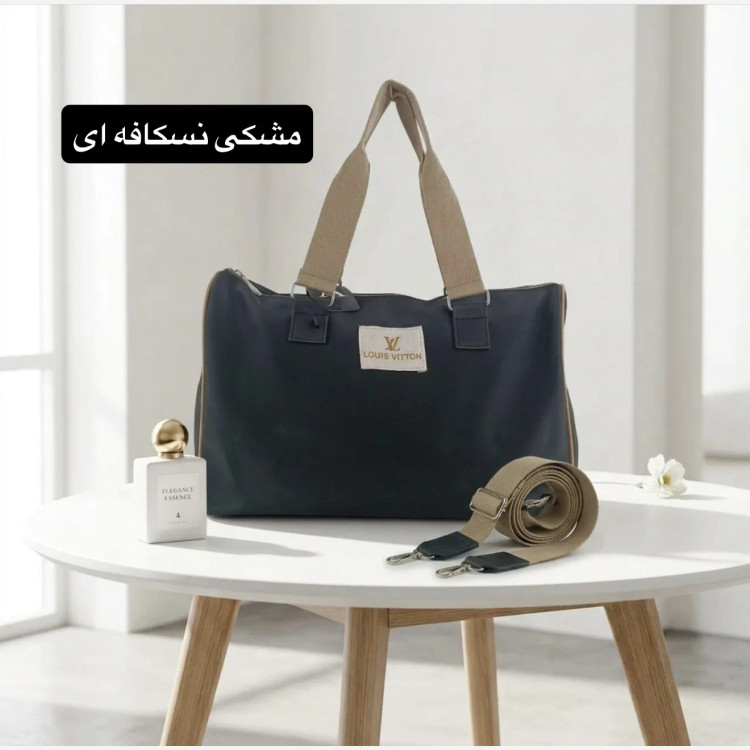ساک دستی اسپرت و روزمره پارچه نانسی ابعاد 35 در 25 سانتیمتر