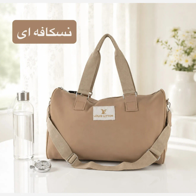 ساک دستی اسپرت و روزمره پارچه نانسی ابعاد 35 در 25 سانتیمتر