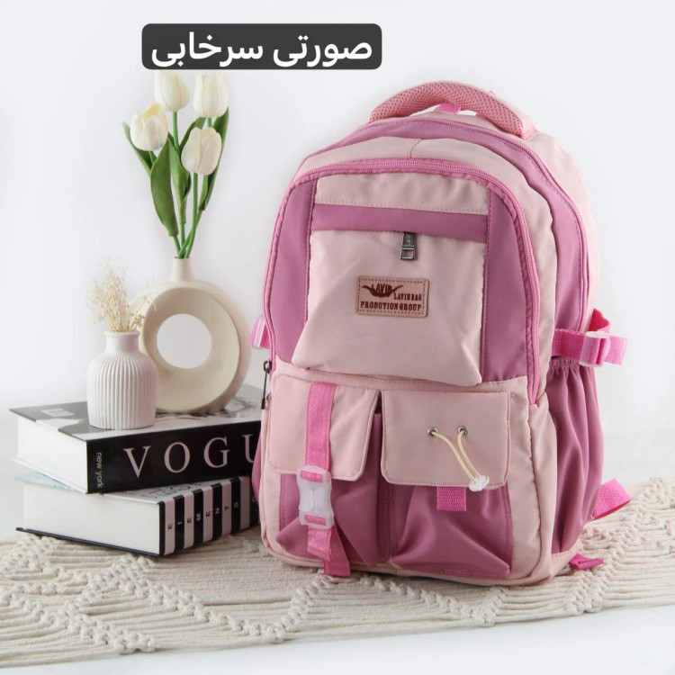کوله پشتی بچگانه و مدرسه دیبا ابعاد 40 در 30 سانتیمتر