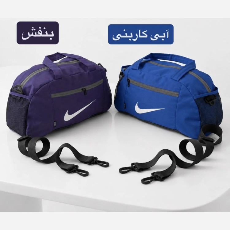 ساک ورزشی مسافرتی اسپرت پارچه ای سه بند ابعاد 40 در 25 در 15 سانتیمتر