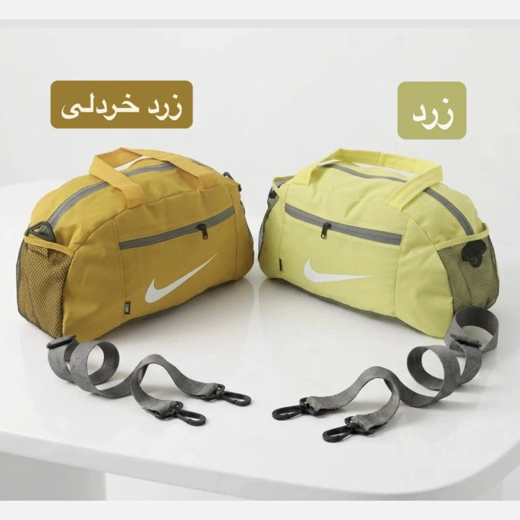 ساک ورزشی مسافرتی اسپرت پارچه ای سه بند ابعاد 40 در 25 در 15 سانتیمتر