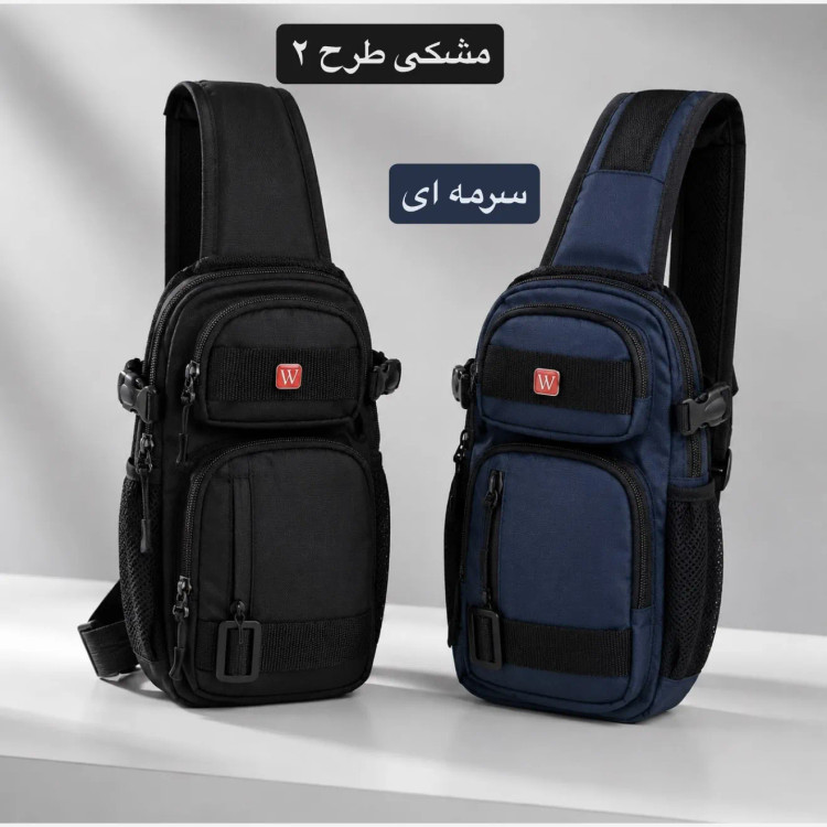 کیف مردانه اسپرت روزمره پارچه ای جیب دار