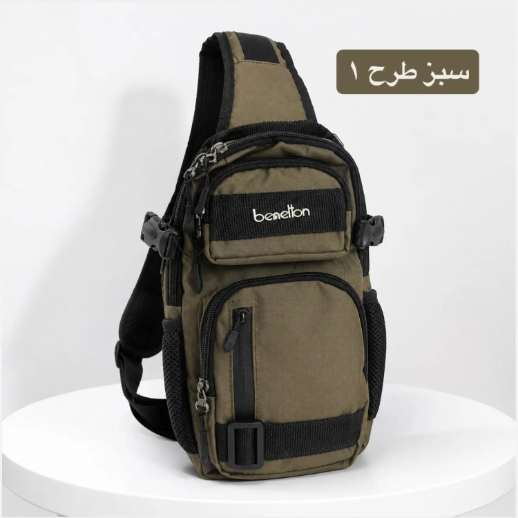 کیف مردانه اسپرت روزمره پارچه ای جیب دار