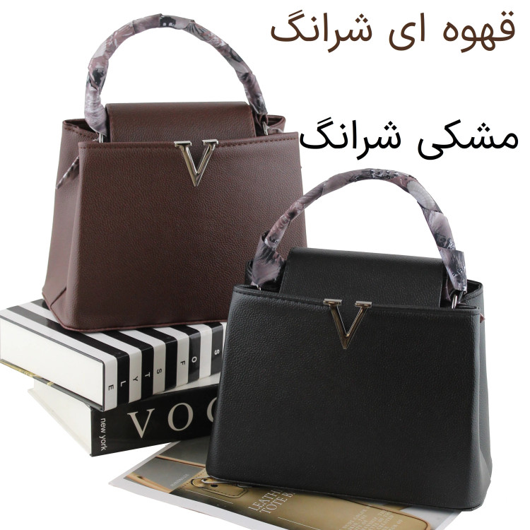 کیف زنانه چرم مصنوعی مجلسی و روزمره با بند بلند