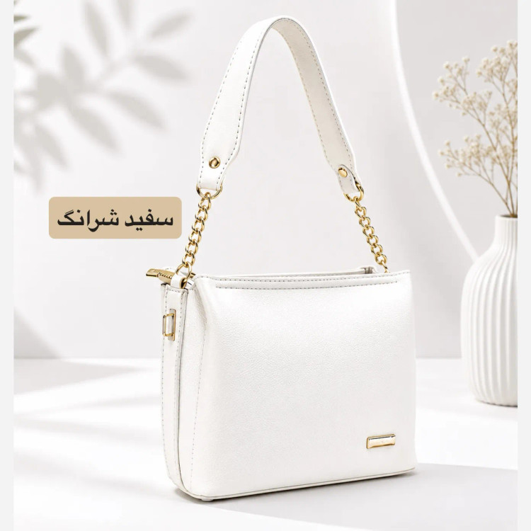 کیف زنانه چرم مصنوعی روزمره و مجلسی بند بلند