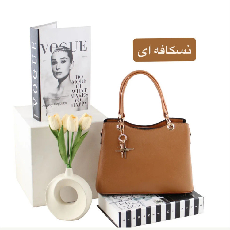 کیف زنانه چرم مصنوعی اسپرت و مجلسی با بند بلند