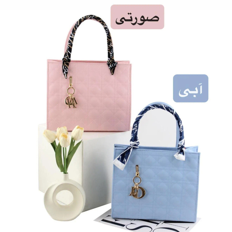 کیف زنانه چرم مصنوعی روزمره و مجلسی مدل سه بند