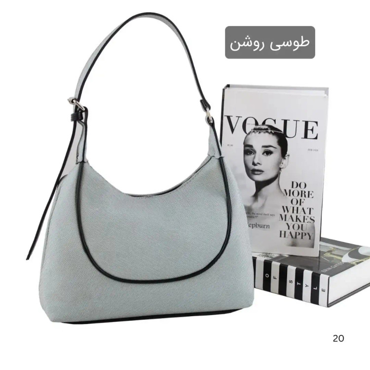 کیف زنانه چرم مصنوعی روزمره اسپرت ابعاد 31 در 23 سانتیمتر