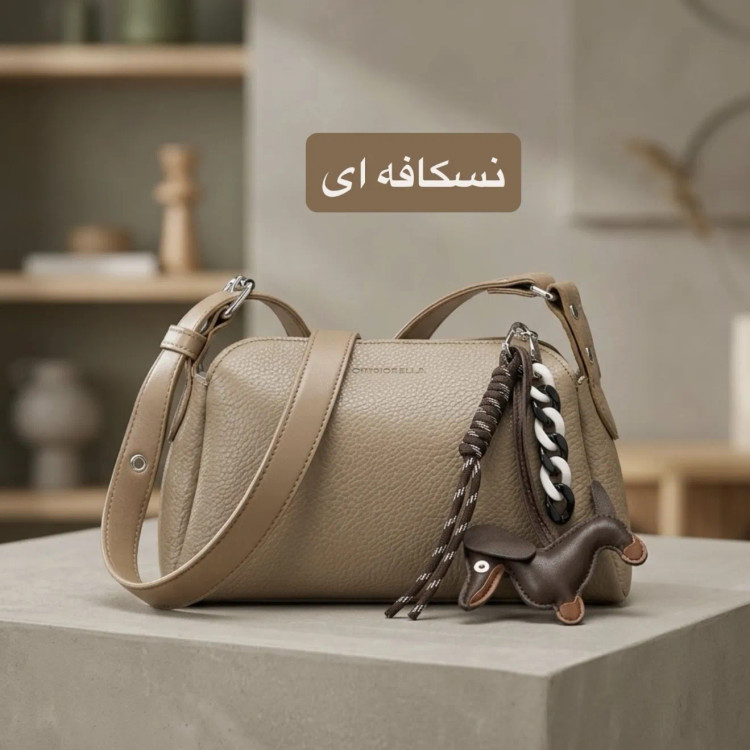 کیف پاسپورتی چرم مصنوعی اسپرت روزمره زنانه بند بلند مگنت بسته شدن