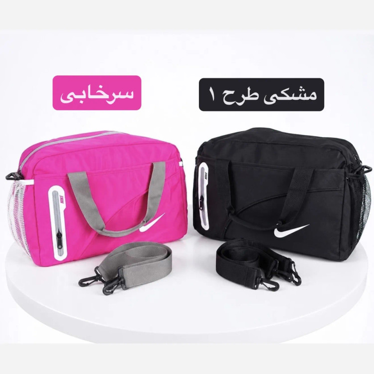ساک مسافرتی و ورزشی پارچه ای بنددار ابعاد 35x25x20 سانتیمتر