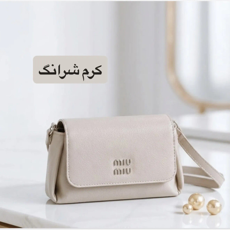 کیف پاسپورتی زنانه چرم مصنوعی ابعاد 23 در 13 سانتیمتر بند بلند