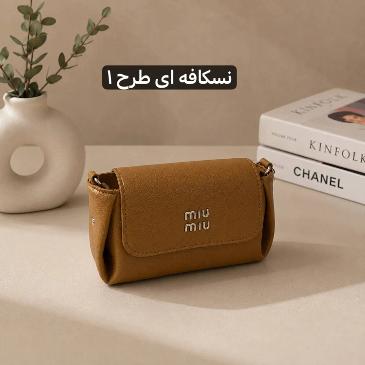 کیف پاسپورتی زنانه چرم مصنوعی ابعاد 23 در 13 سانتیمتر بند بلند