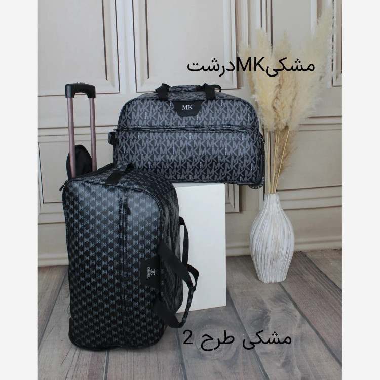 ساک مسافرتی چرم مصنوعی زنانه مدل زیپی ابعاد 56 در 33 سانتیمتر
