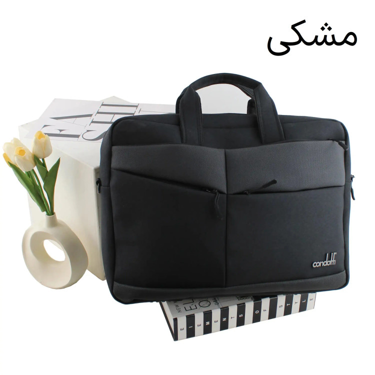 کیف مردانه پارچه ای اداری و روزمره سه بند