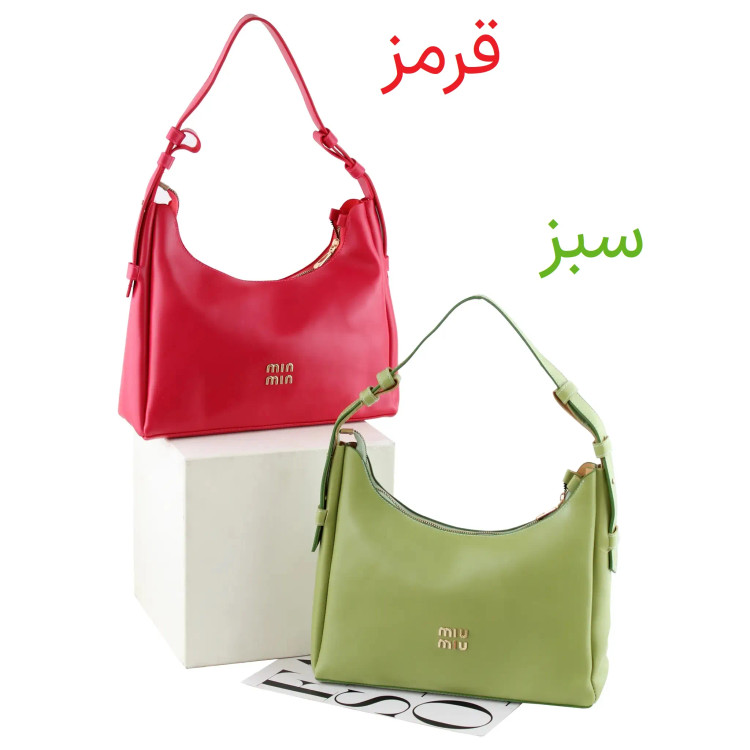 کیف زنانه چرم مصنوعی اسپرت روزمره مدل زیپدار