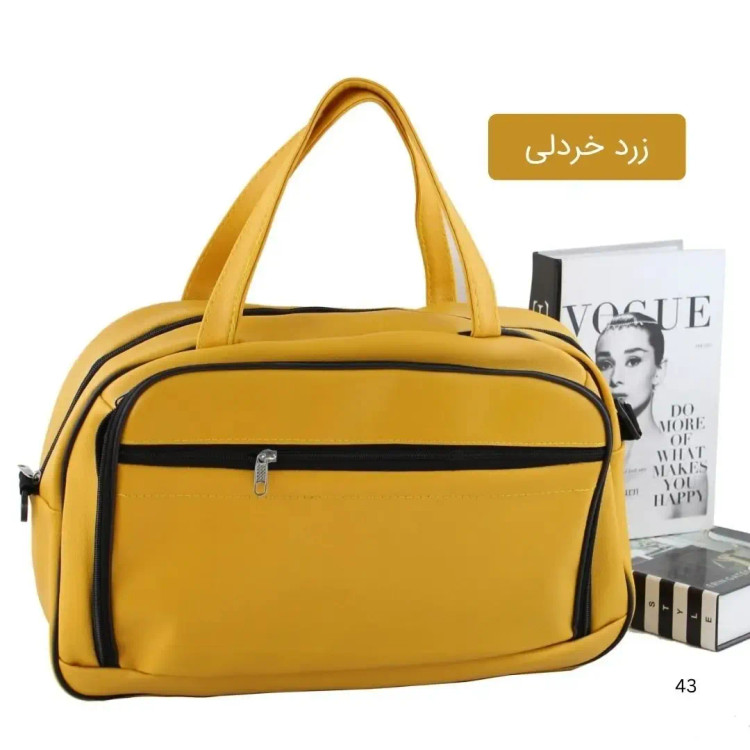 ساک دستی چرم مصنوعی زنانه روزمره و مهمانی با بند بلند