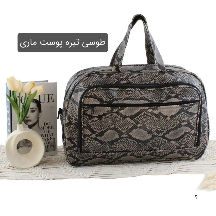 ساک دستی چرم مصنوعی زنانه روزمره و مهمانی با بند بلند