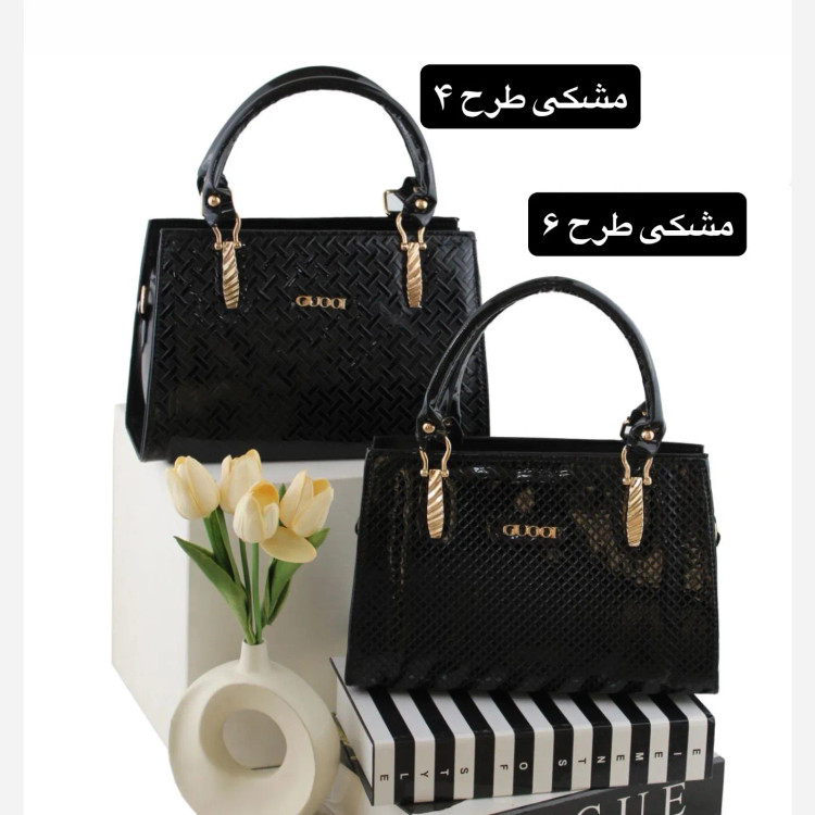 کیف زنانه رسمی و مجلسی چرم مصنوعی با بند بلند