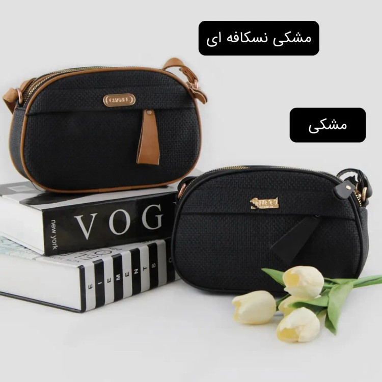 کیف پاسپورتی کنفی زیپی بند بلند روزمره مدرسه و دانشگاه
