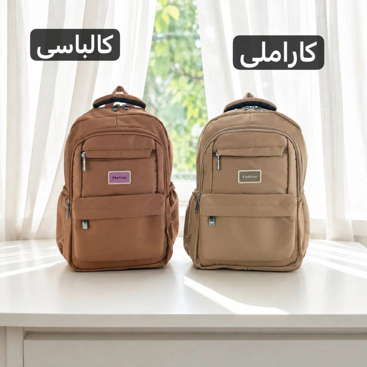 کوله پشتی مدرسه و دانشگاه جنس کجراه خارجی ابعاد 45x30x10 سانتیمتر