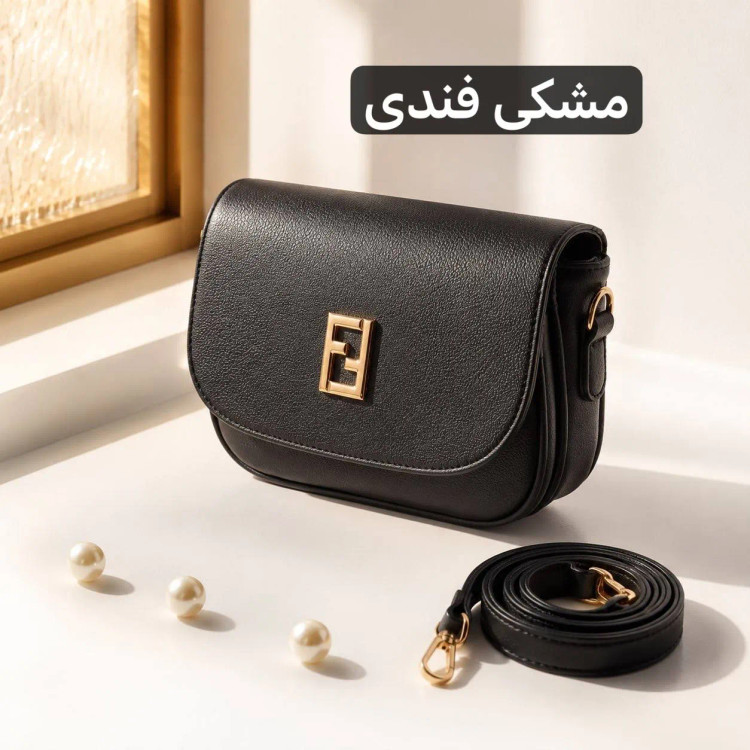 کیف پاسپورتی چرم مصنوعی روزمره با بند بلند و سه جیب داخلی