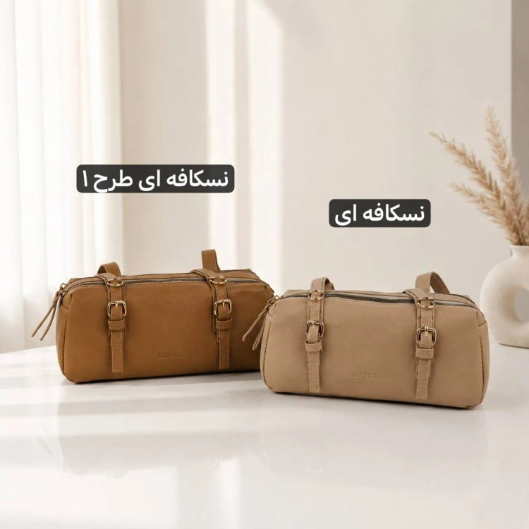 کیف زنانه چرم مصنوعی روزمره ابعاد 28 در 12 سانتیمتر