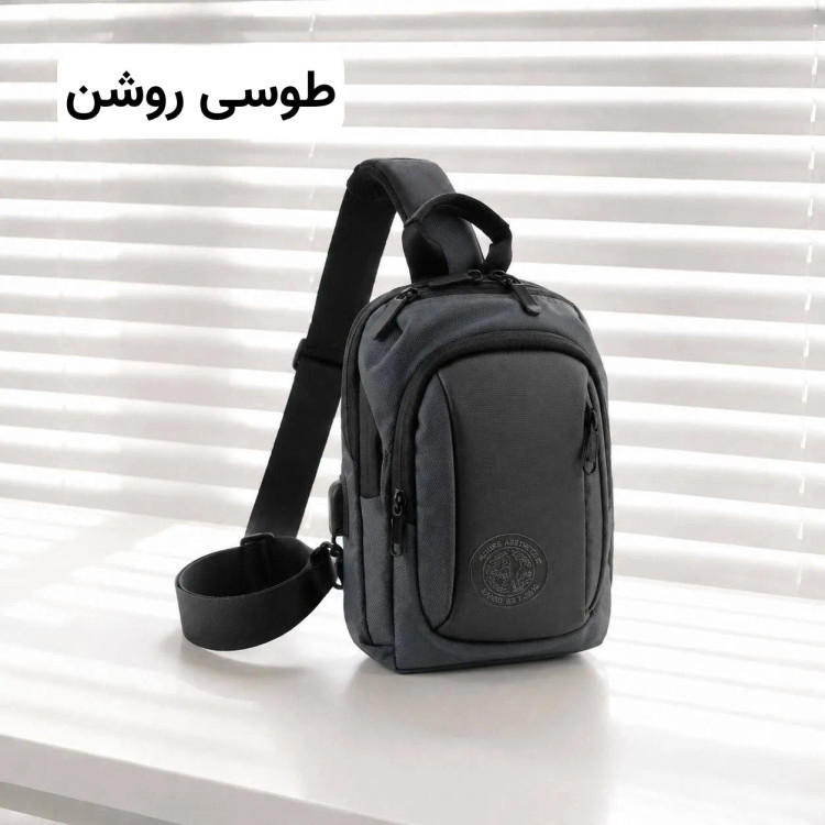 بادی بگ مردانه سایز کوچک جنس خلبانی بند بلند جیب دار