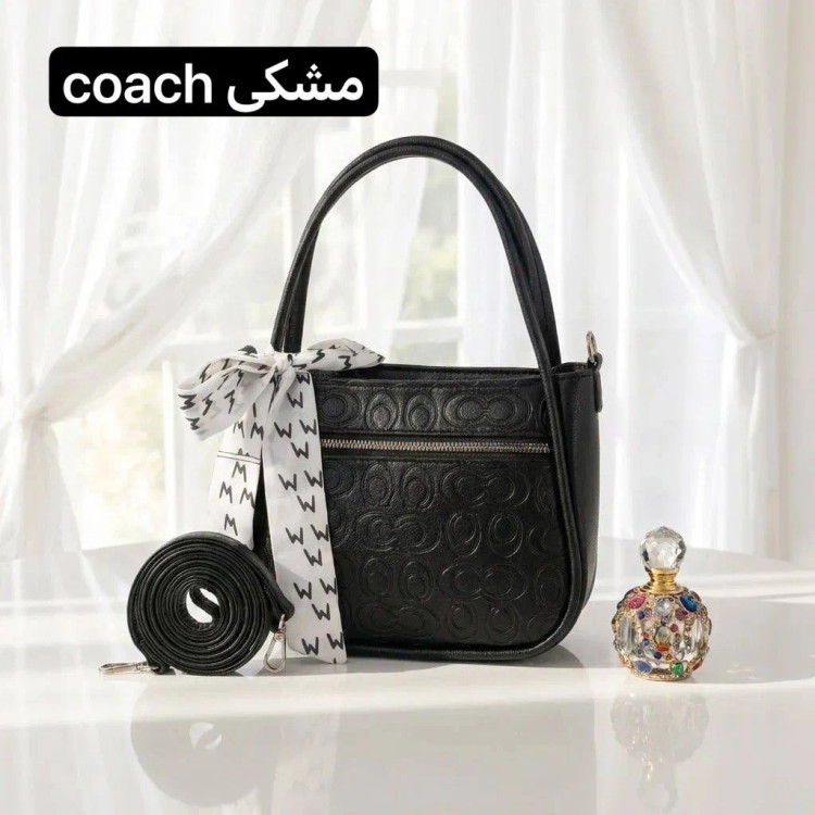 کیف پاسپورتی چرم مصنوعی زنانه مشکی کاربرد رسمی روزمره مهمانی