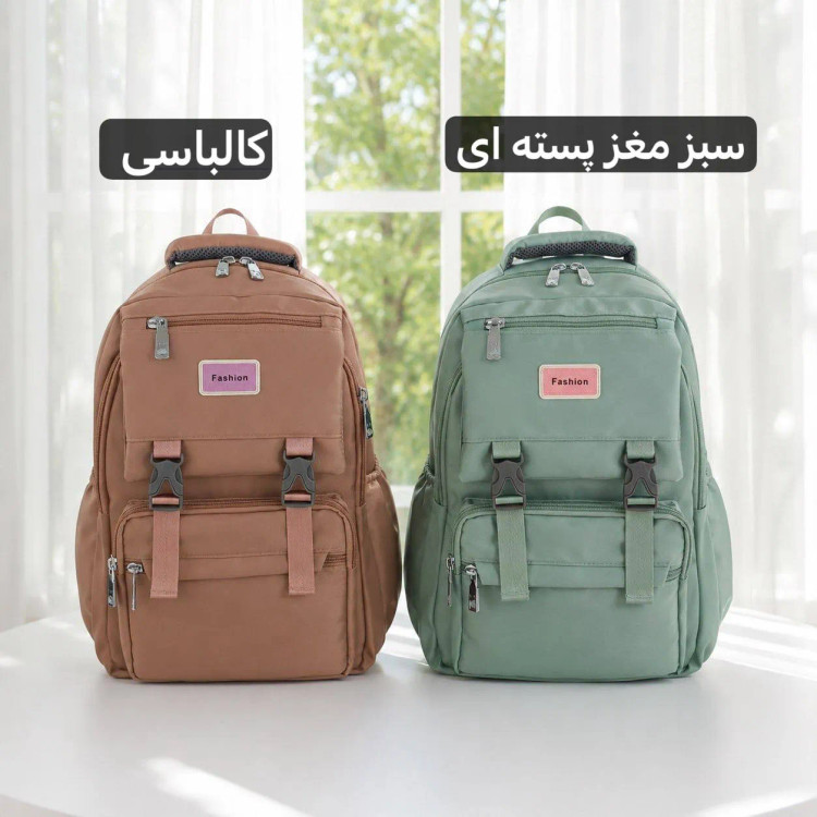 کوله پشتی مدرسه و دانشگاه جنس کجراه خارجی ابعاد 45 در 35 سانتیمتر
