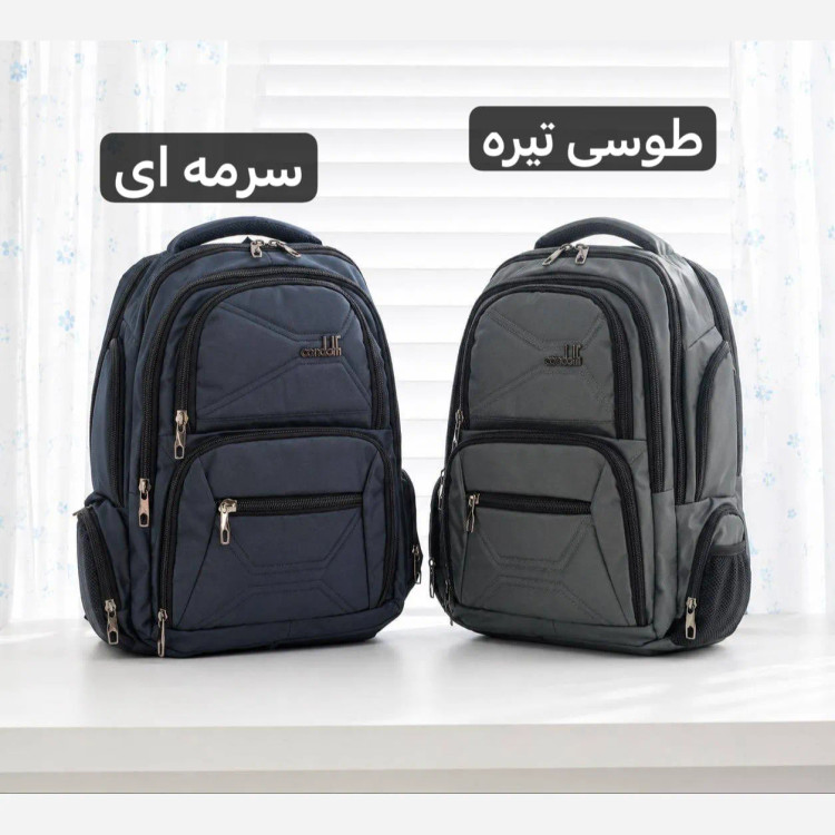 کوله پشتی برزنت روزمره و مدرسه دانشگاه جیب دار