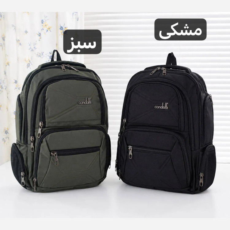 کوله پشتی برزنت روزمره و مدرسه دانشگاه جیب دار