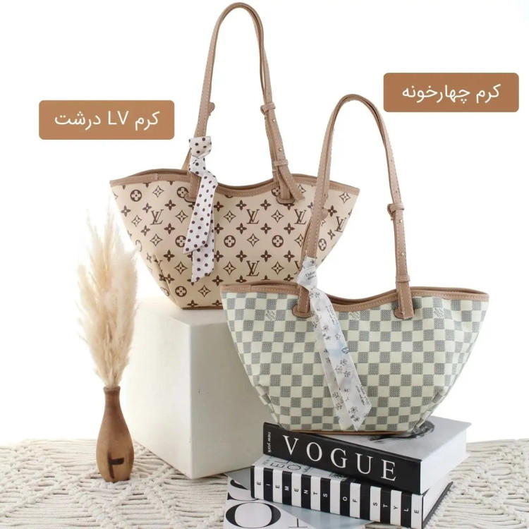 کیف زنانه چرم مصنوعی رسمی و روزمره با بند بلند