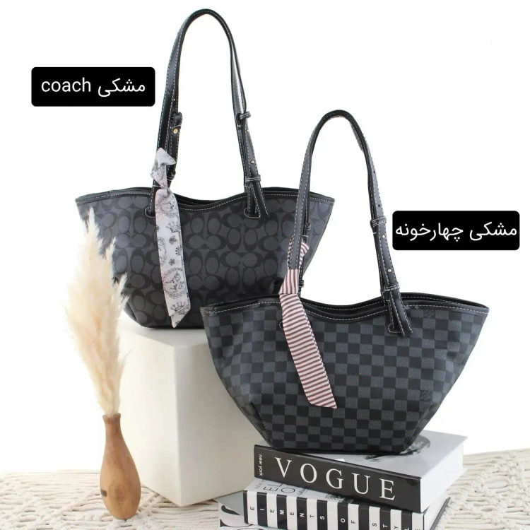 کیف زنانه چرم مصنوعی رسمی و روزمره با بند بلند