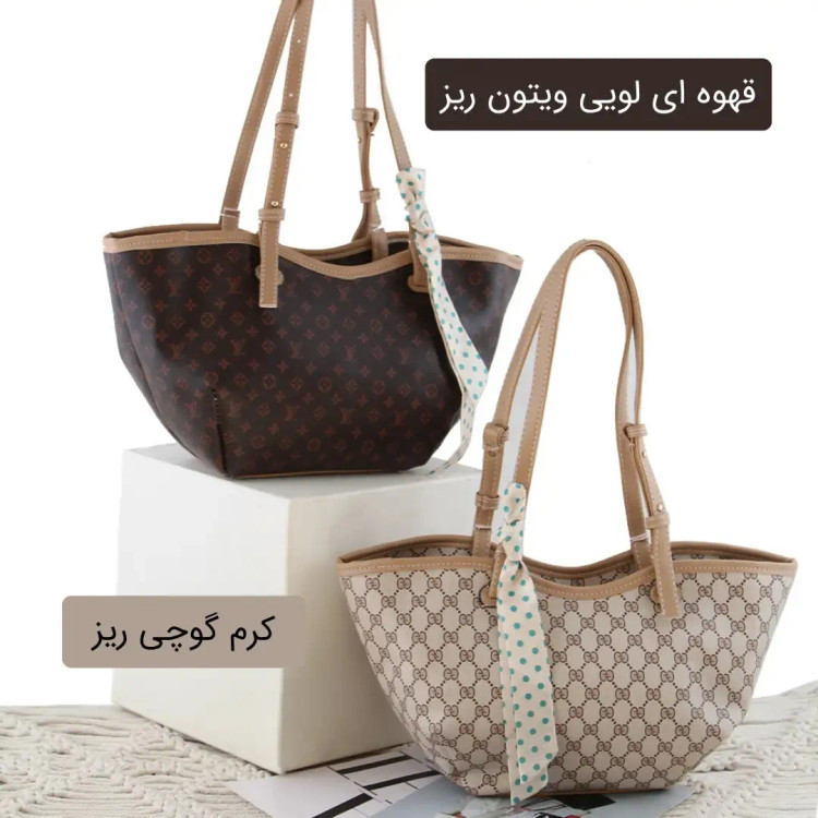 کیف زنانه چرم مصنوعی رسمی و روزمره با بند بلند