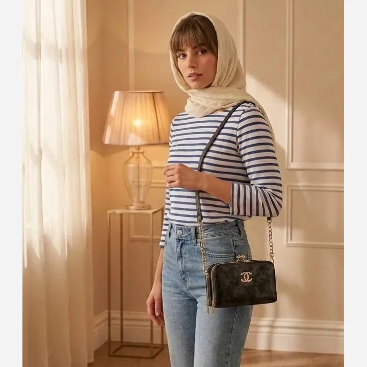 کیف پاسپورتی چرم مصنوعی زنانه رسمی و مجلسی