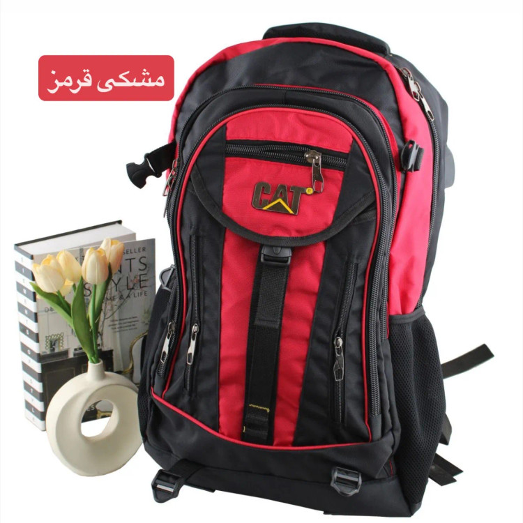 کوله پشتی روزمره و مدرسه پارچه ای دارای بند بلند و جیب دار
