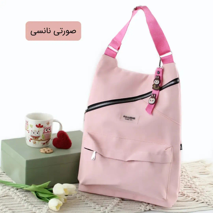 کوله پشتی چرم مصنوعی اسپرت و روزمره ابعاد 40 در 30 سانتیمتر