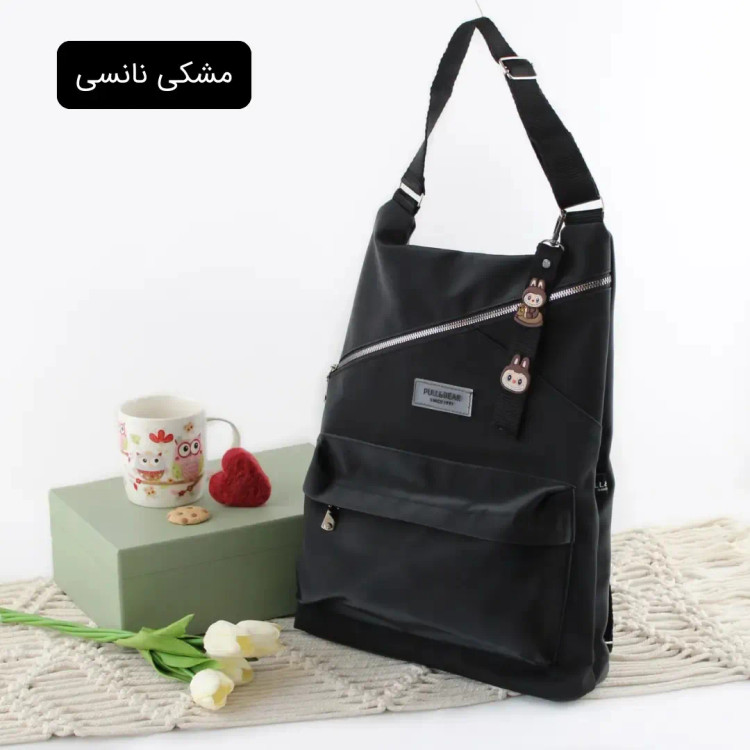 کوله پشتی چرم مصنوعی اسپرت و روزمره ابعاد 40 در 30 سانتیمتر