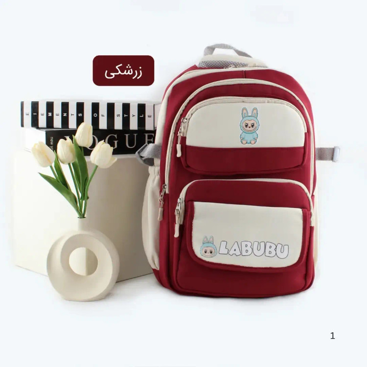 کوله پشتی پارچه ای روزمره و مدرسه دانشگاه مدل جیب دار