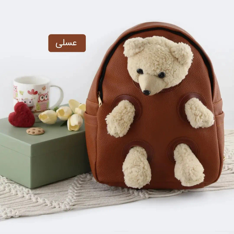 کولهپشتی اسپرت و روزمره چرم مصنوعی زنانه سه بندی ابعاد 33 در 27 سانتیمتر