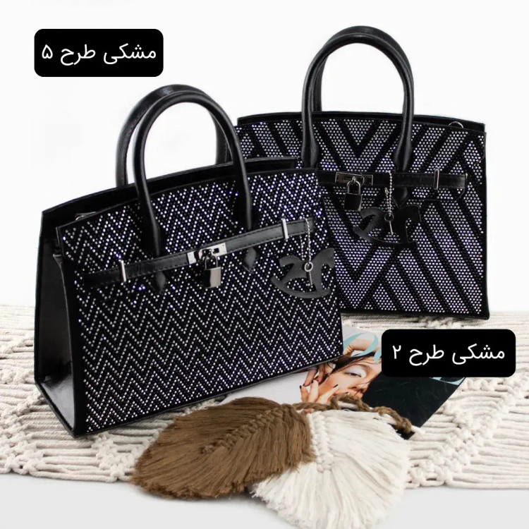 کیف زنانه چرم مصنوعی رسمی و مهمانی ابعاد 30 در 25 در 10 سانتیمتر